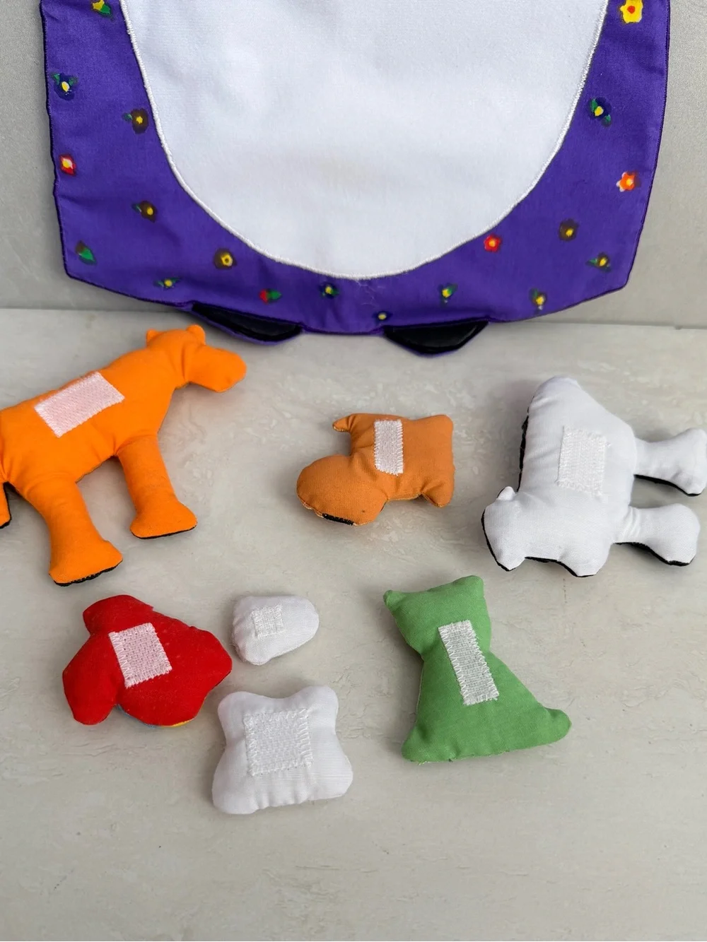 “There Was An Lady Who Swallowed A Fly”  Felt Storyboard Kit - 8 Pieces